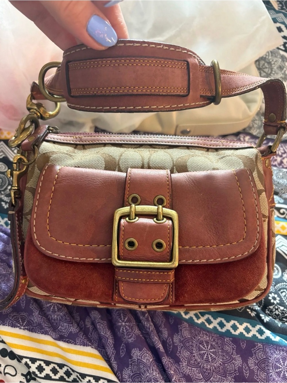 Coach Limited Edition Fall 2004 Oxblood Mini Shoulder Bag